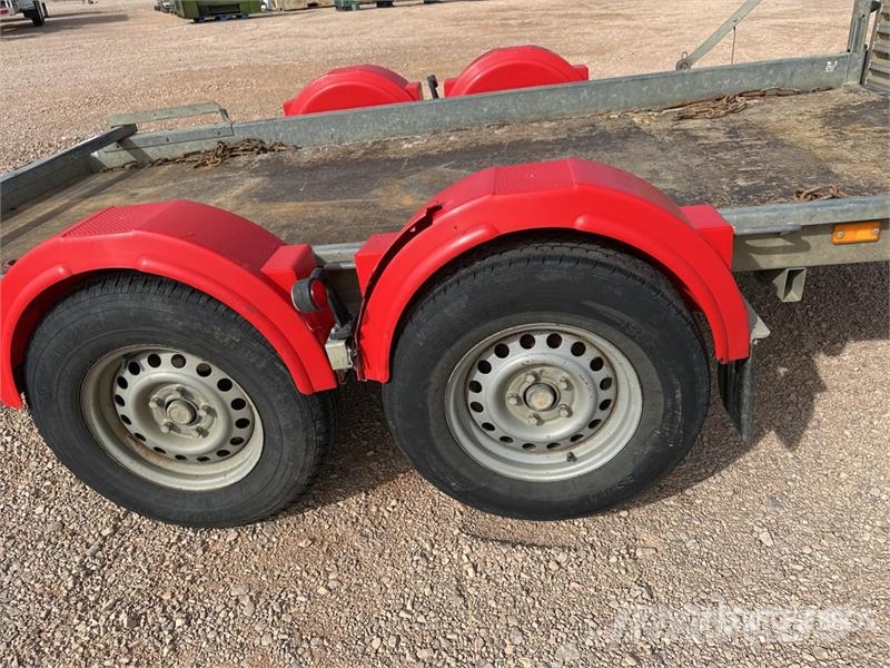 Hubiere T/A Remorque 2 Essieux Equipment Trailer Autotransport-Anhänger