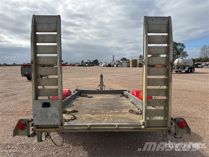 Hubiere T/A Remorque 2 Essieux Equipment Trailer Autotransport-Anhänger