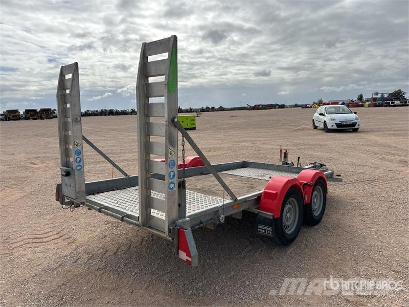 Hubiere T/A Remorque 2 Essieux Equipment Trailer Autotransport-Anhänger