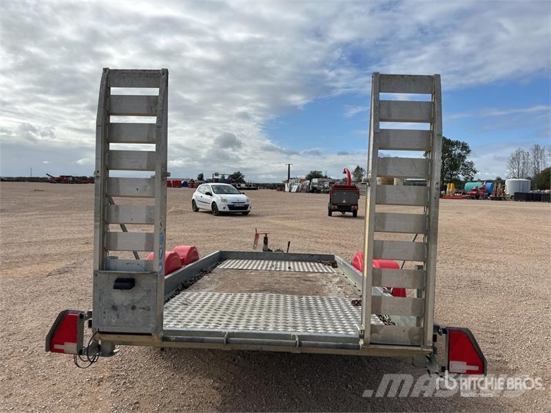 Hubiere T/A Remorque 2 Essieux Equipment Trailer Autotransport-Anhänger