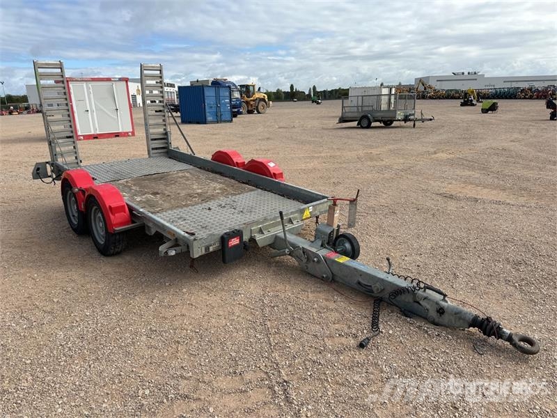 Hubiere T/A Remorque 2 Essieux Equipment Trailer Autotransport-Anhänger