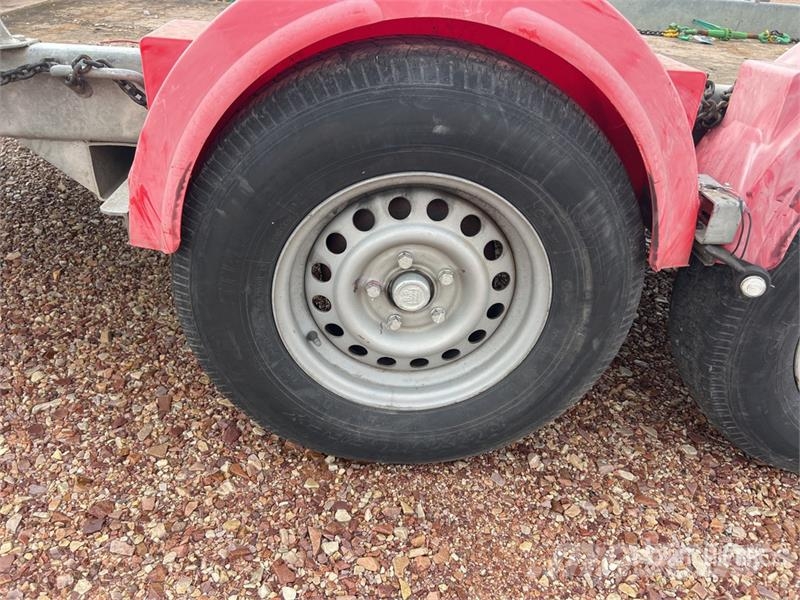 Hubiere T/A Remorque Equipment Trailer Maschinetransporter