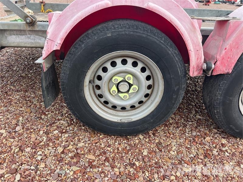 Hubiere T/A Remorque Equipment Trailer Maschinetransporter