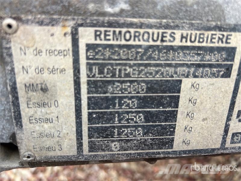 Hubiere T/A Remorque Equipment Trailer Ρυμούλκες μεταφοράς οχημάτων