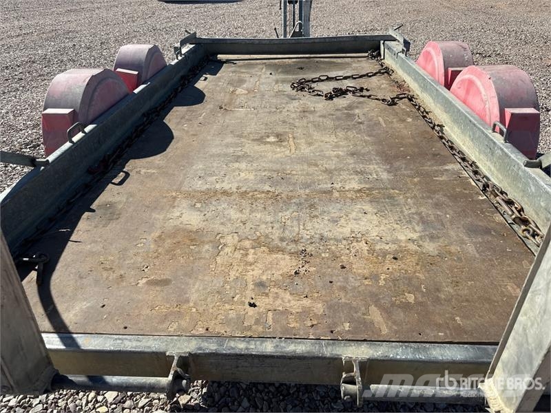 Hubiere TPG3502 T/A Remorque Equipment Trailer Autotransportanhänger
