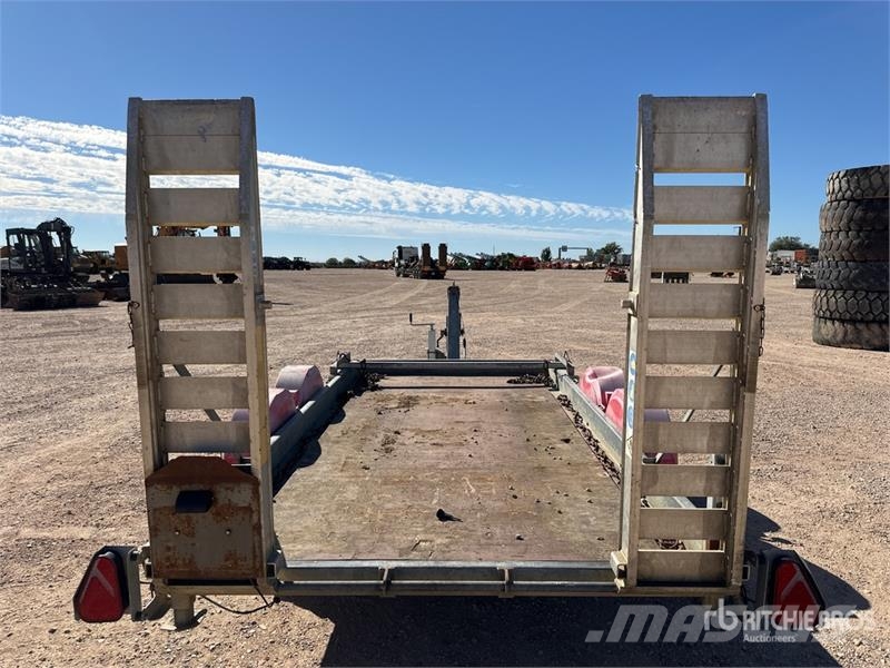Hubiere TPG3502 T/A Remorque Equipment Trailer Oprijwagen