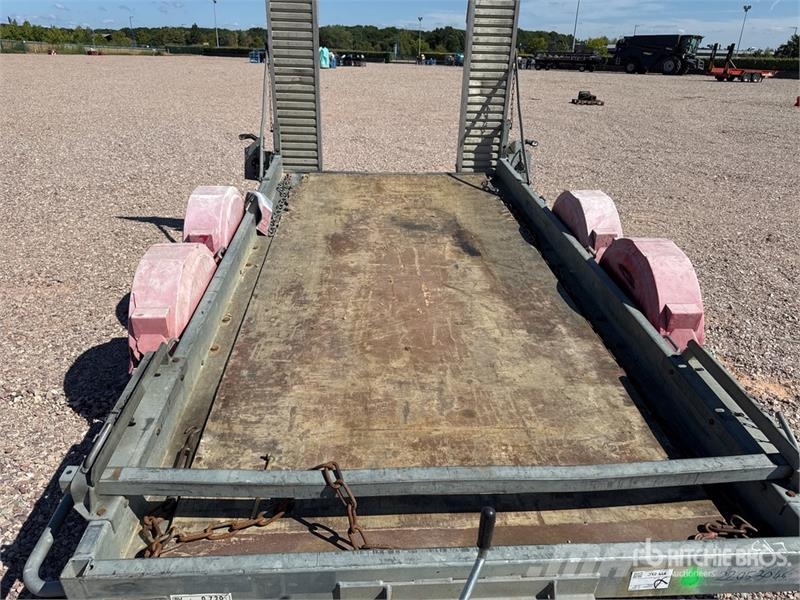 Hubiere TPG352R T/A Remorque 2 Essieux Equipment Trailer Autotransporter prikolice