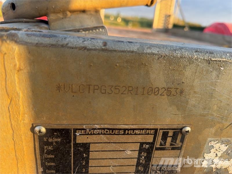 Hubiere TPG352R T/A Remorque Equipment Trailer Autotreilerid