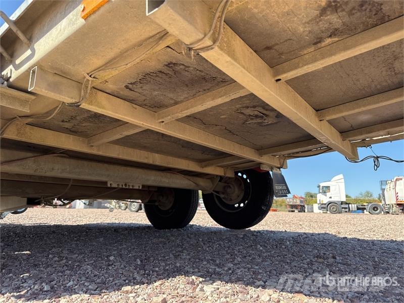 Hubiere TPG352R T/A Remorque 2 Essieux Equipment Trailer Autotransporter prikolice