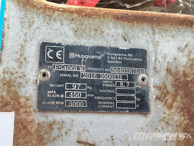 Husqvarna FS400LV Quantity of (2) Walk-Behind Saw (Inoperabl Sahat