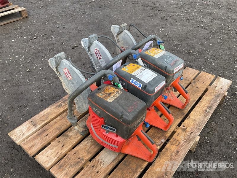 Husqvarna of (3) Husqvarna K770 Cut-Off Saw مكونات أخرى