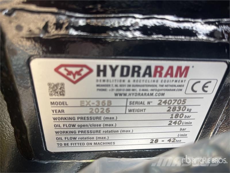 Hydraram EX-36B Hydraulic Breaker (Unused) Hammers / Breakers