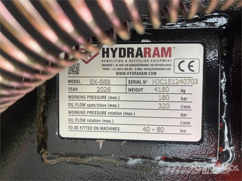 Hydraram EX-58B Hydraulic Breaker (Unused) Hammer / Brecher