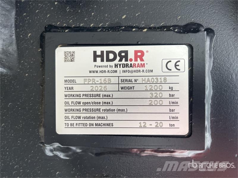 Hydraram FPR-16B Demolition Pulverizer (Unused) Crushers