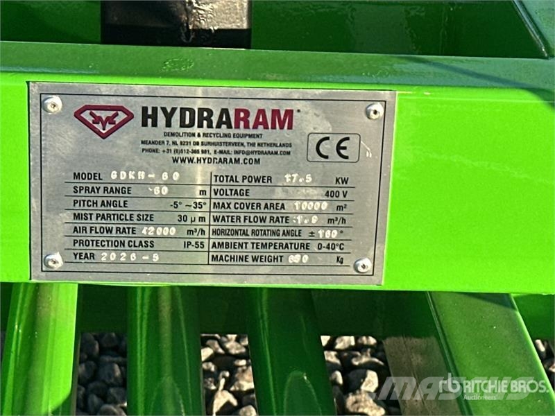 Hydraram GDKH-60 Dust Suppression Cannon (Unused) Gradbeništvo - drugo