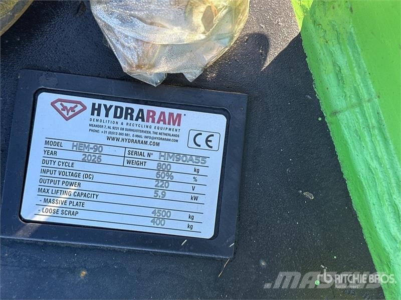 Hydraram HEM-90 Lifting Magnet (Unused) Overige componenten
