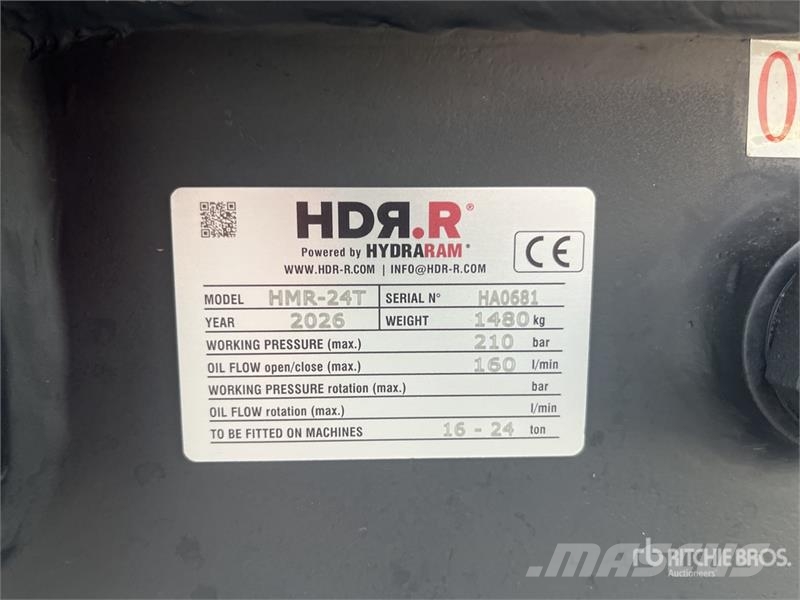 Hydraram HMR-24T Magnetic Lifter (Unused) Overige componenten