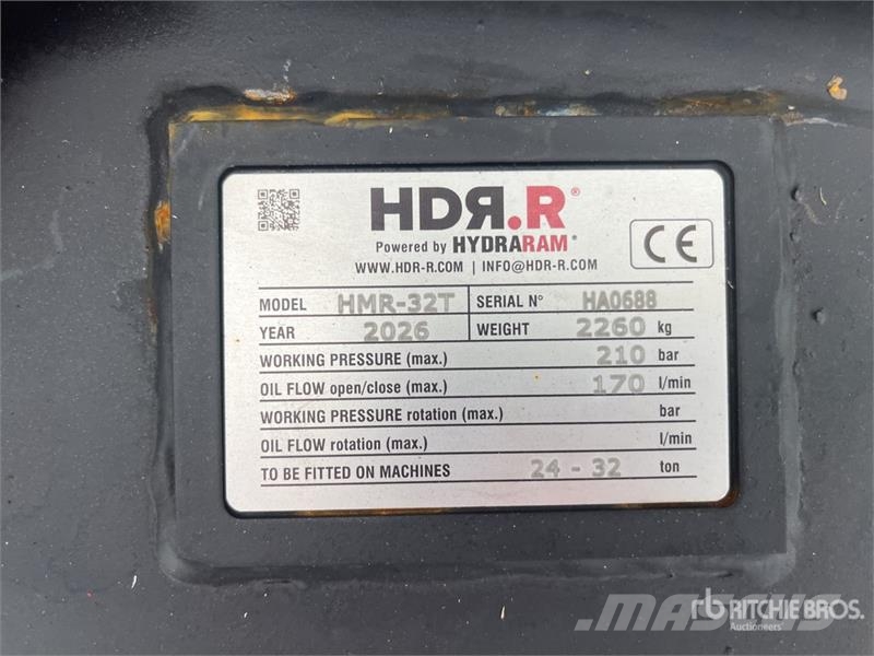 Hydraram HMR-32T Hydraulic Magnet (Unused) Other components