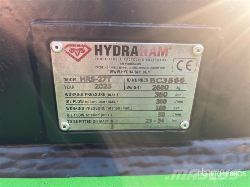 Hydraram HRS-27T Rotating Demolition Shear Hidraulične makaze