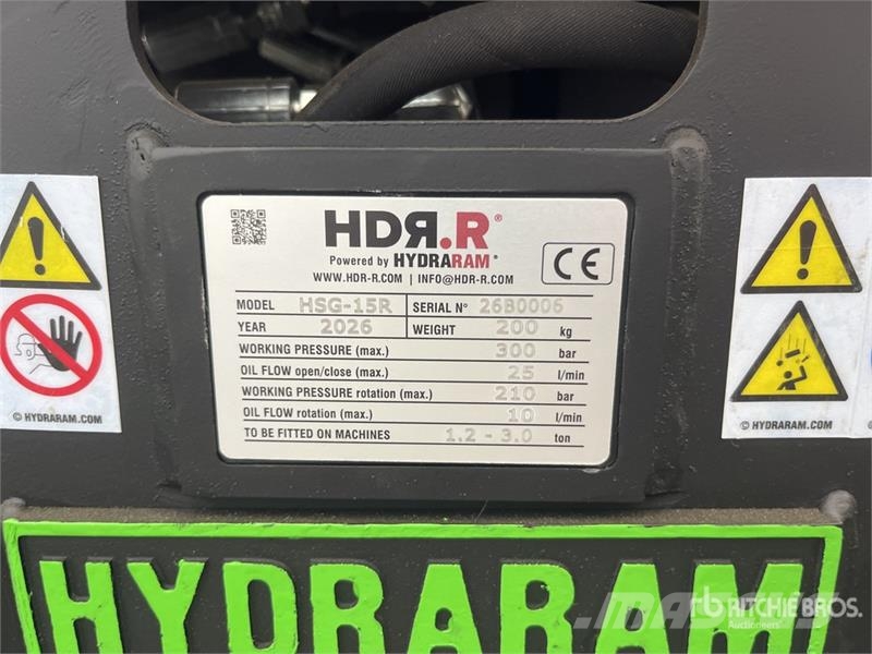 Hydraram HSG-15R Q/C Rotating Demolition Grapple (Unused) Pinzas
