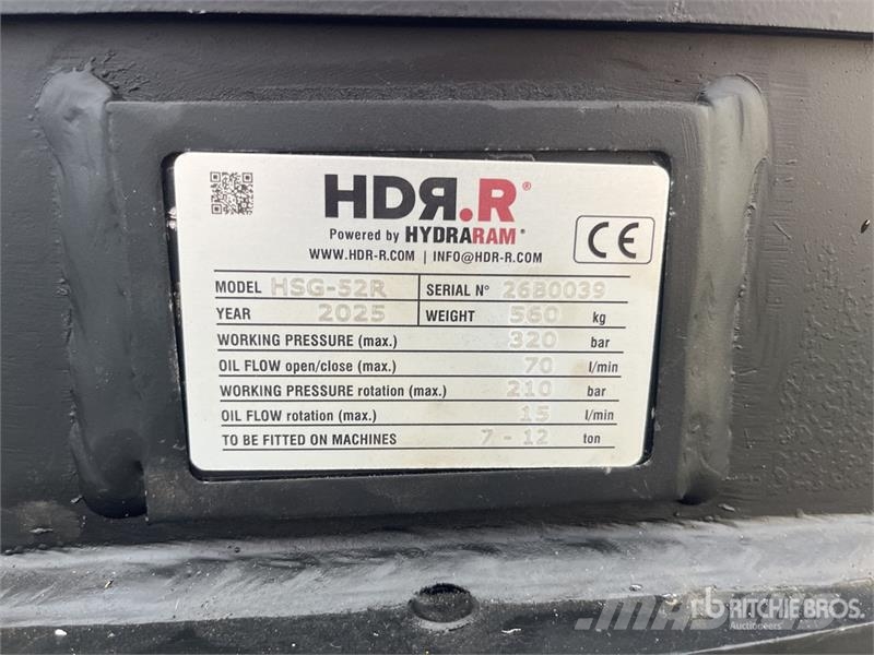 Hydraram HSG-52R Q/C Rotating Demolition Grapple (Unused) Pinzas