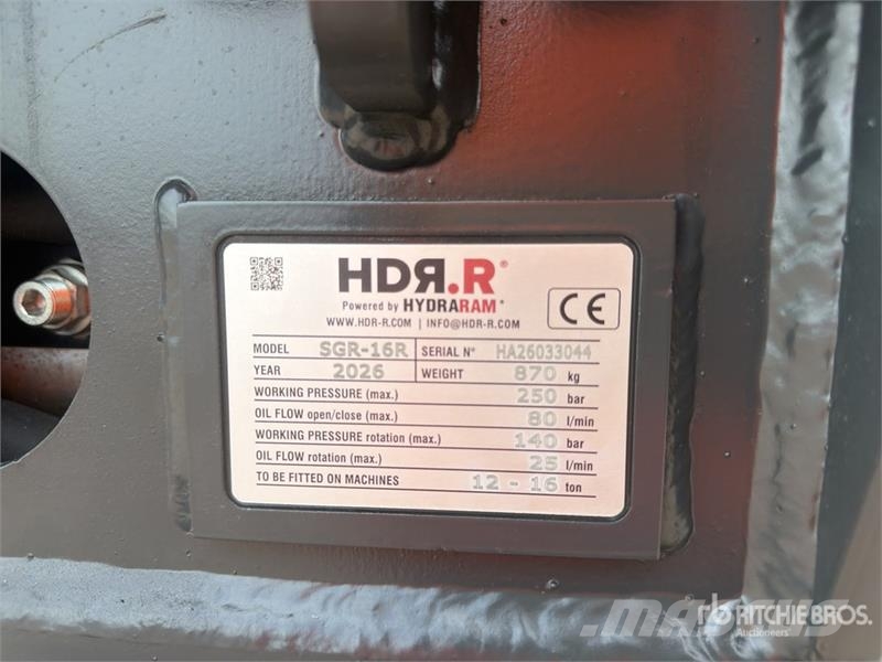Hydraram SGR-16R Rotating Demolition Grapple (Unused) Klešťové drapáky
