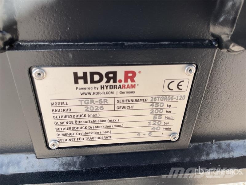 Hydraram TGR-6R Log Grapple (Unused) Kourat