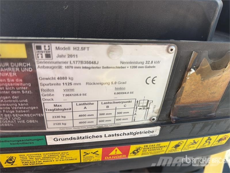 Hyster H25FT 2330 kg Chariot Elevateur Forklift Другие складские механизмы