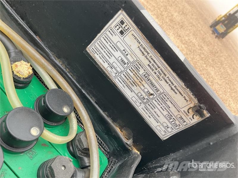 Hyster P1.6 Electric Pallet Jack Kézi raklapemelő