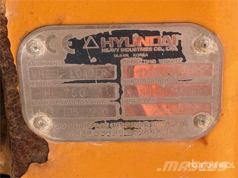 Hyundai HL750 Radlader
