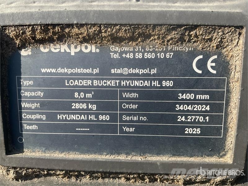 Hyundai HL960A Wheel Loader Rataslaadurid