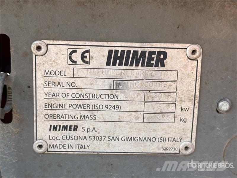 IHI Carry 107 Mini Dumper Crawler Carrier (Inoperable) Muu