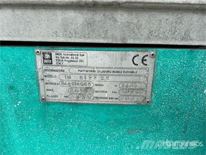 Imer IM8122EX Electric Scissor Lift Ollós emelők