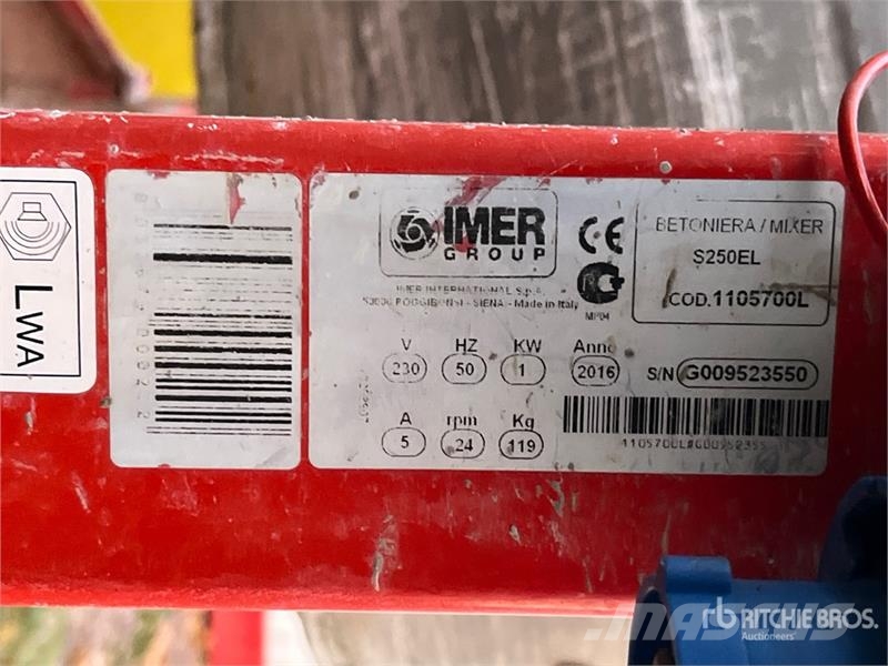 Imer Syntesi 250 Portable Concrete Mixer 混凝土/砂浆搅拌机