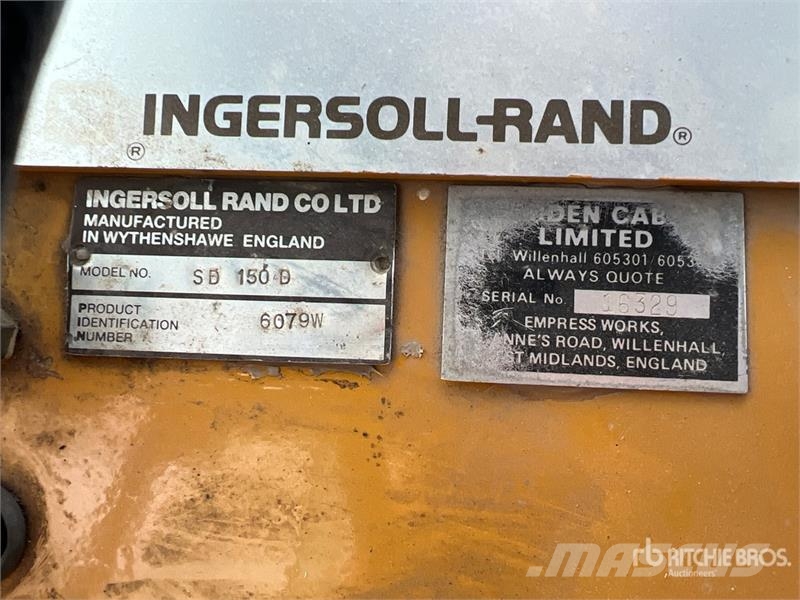 Ingersoll Rand SD150D Vibratory Smooth Drum Compactor Walzenzüge