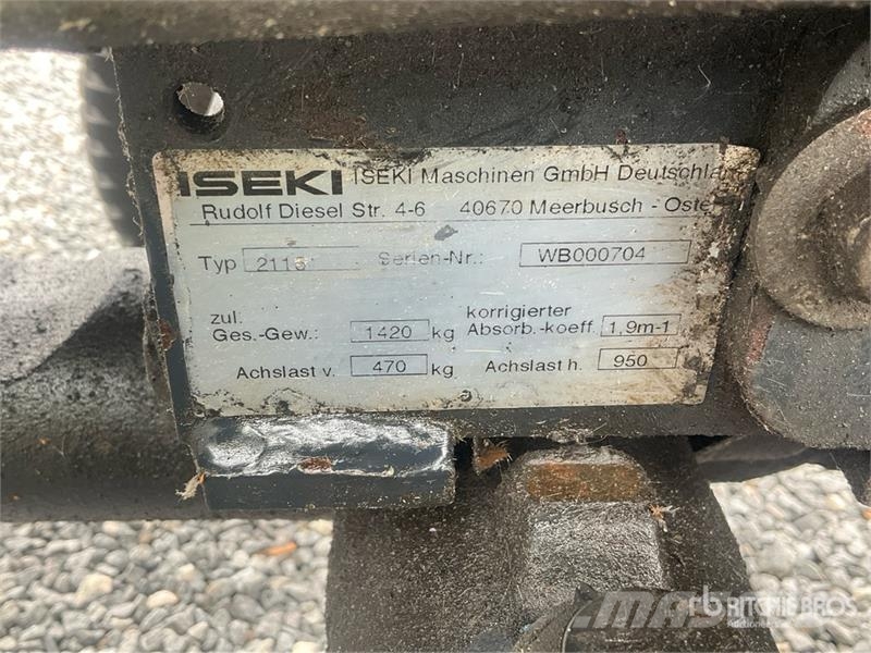 Iseki 2115 4WD Utility Tractor Τρακτέρ μικρών διαστάσεων