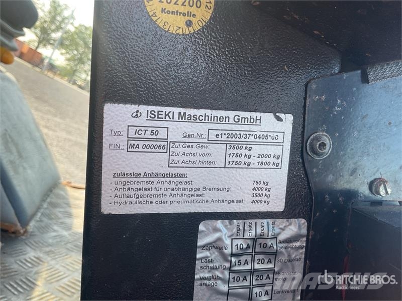 Iseki ICT50 Utility Vehicle (Inoperable) ماكينات منفعة عامة