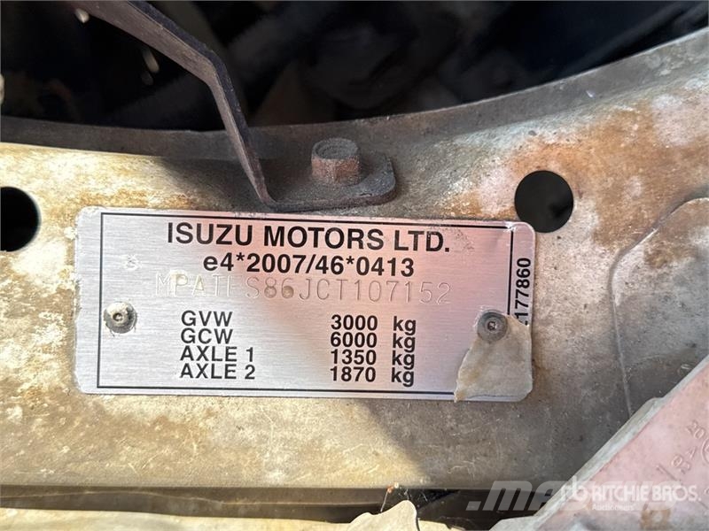 Isuzu Dmax 2.5 TD 4x4 Crew Cab Pickup (Inoperable) Other
