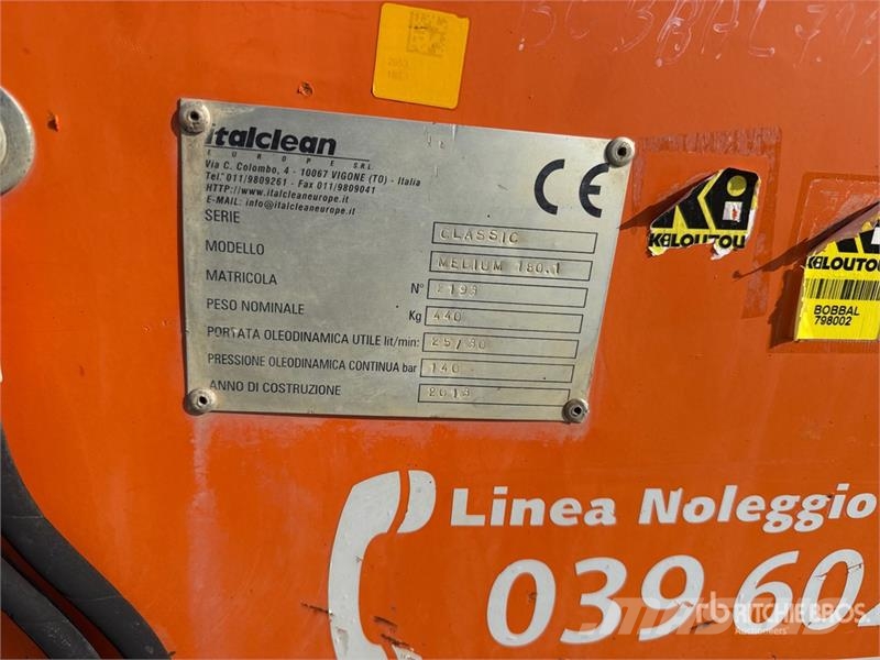 Italclean Classic Medium 180.1 Skid Steer Broom Süpürgeler