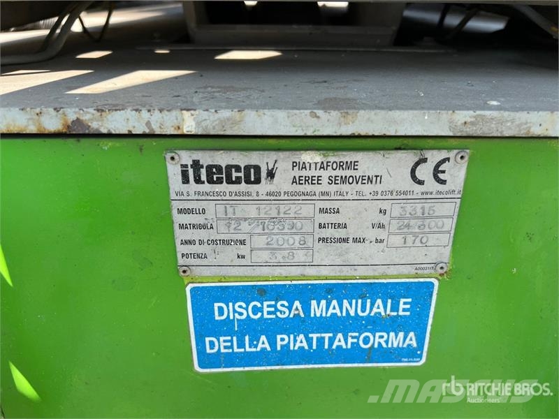 Iteco IT12122 Scissor Lift Nacelle ciseaux