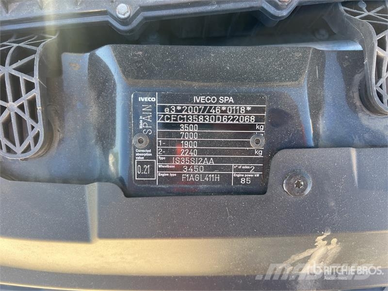 Iveco 35-12 Camion Benne Dump Truck Tippbil