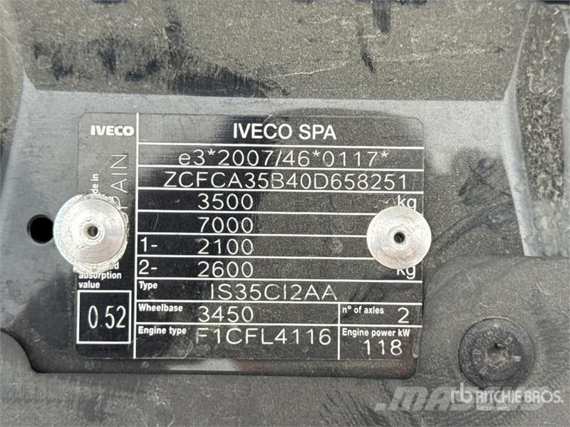 Iveco 35-160 4x2 Camion Benne Dump Truck شاحنات قلابة