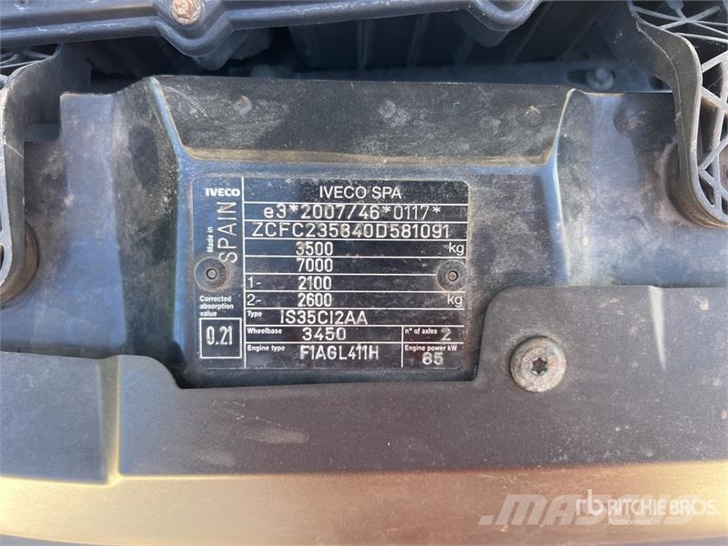 Iveco 35C12 Camion Benne Dump Truck Kallurid