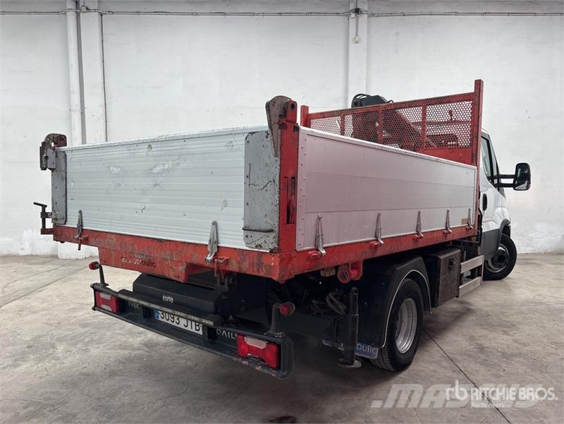 Iveco 70C21 4x2 Flatbed Truck with Crane Kraanaga veokid