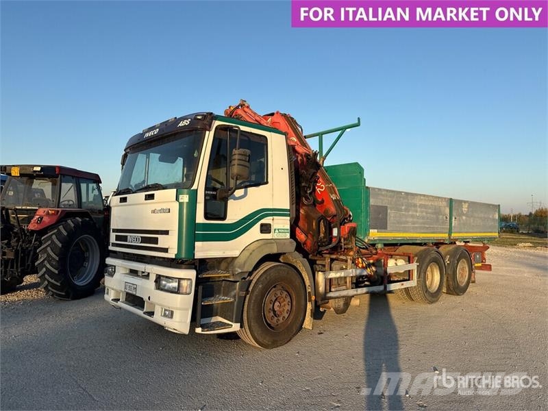 Iveco 722.A3 J2 6650 kg on Iveco Eurotech 240E42 6x2 Dum Kamioni sa kranom