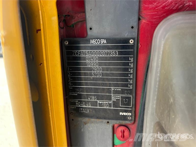 Iveco 75E14 4x2 Rollback Truck Hinausautot