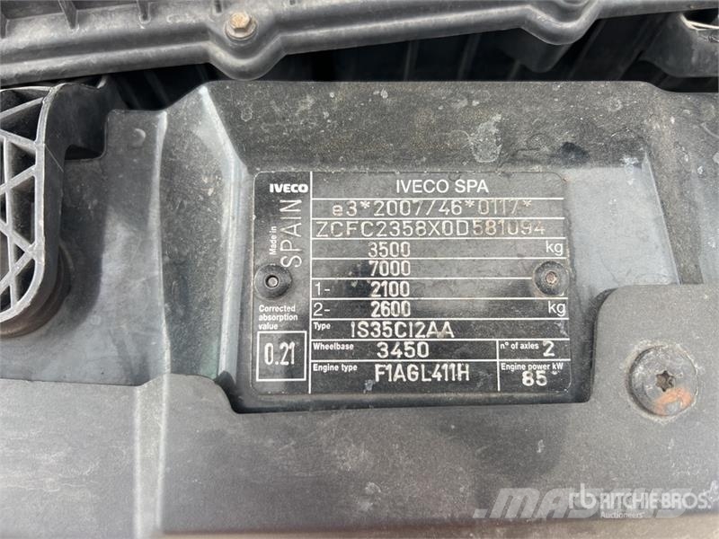 Iveco Daily 35-120 Camion Benne Dump Truck Billenő teherautók