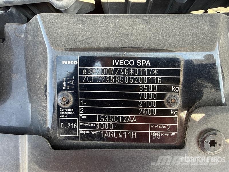 Iveco Daily 35-120 Dump Truck Caminhões basculantes