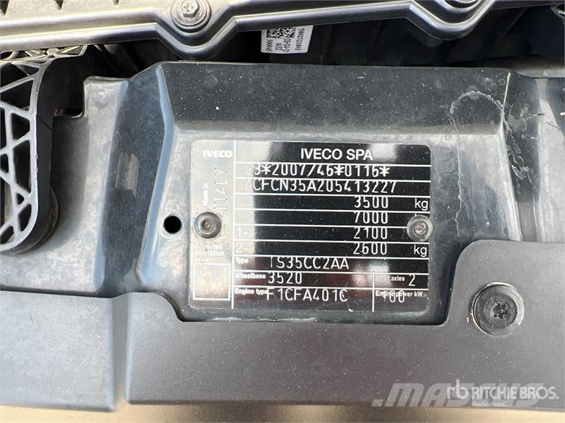 Iveco Daily 35C14NV 3520 H2 BLE P. Quad-Tor RG Cargo Van Panel vans
