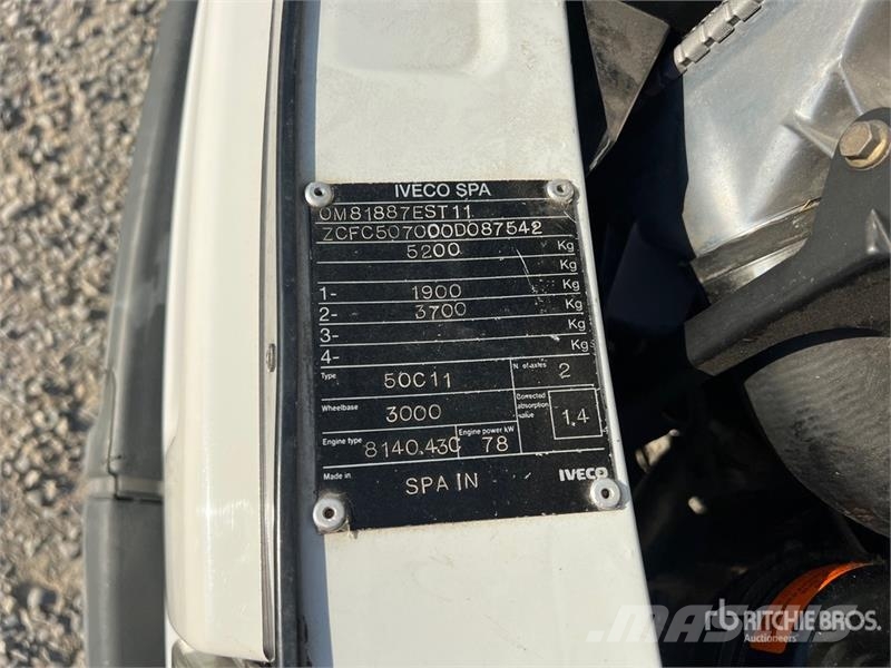 Iveco Daily 50C11 S/A Dump Truck Pašizgāzējs